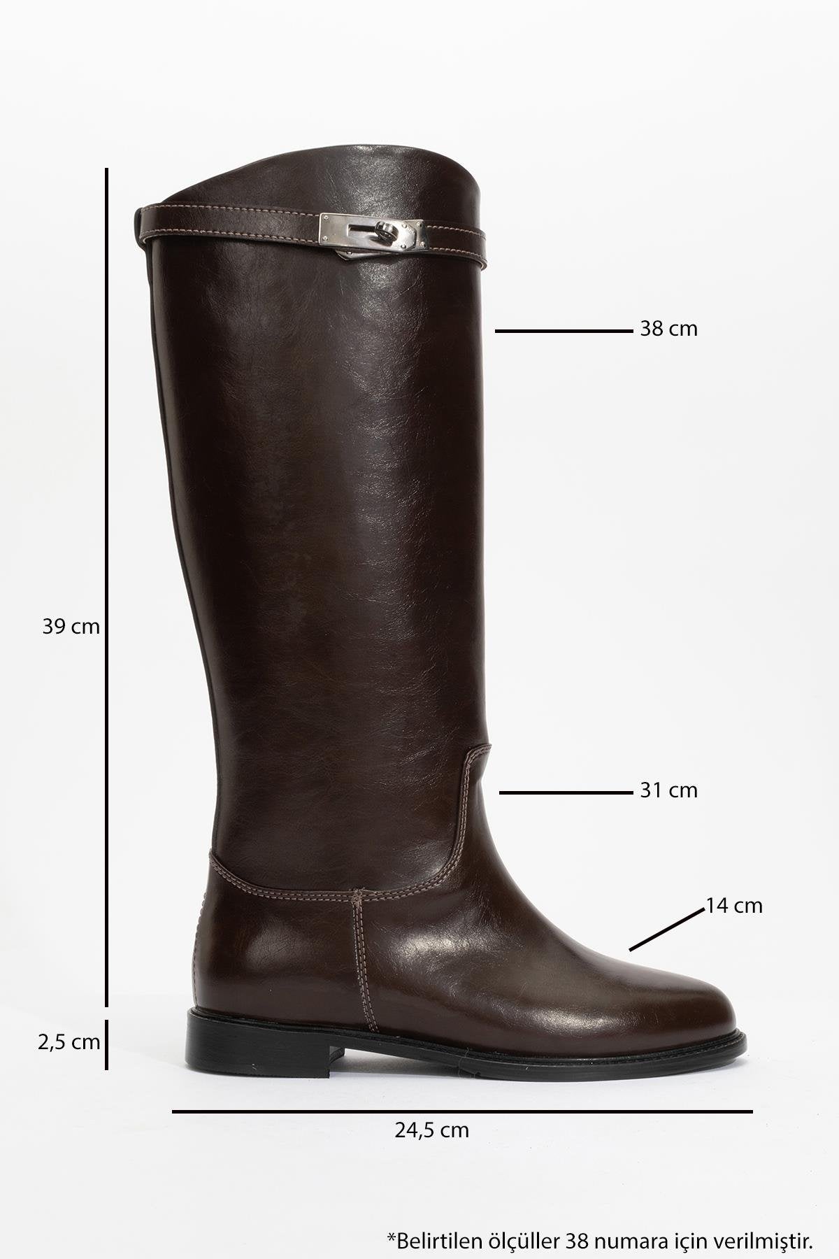 Yoko Brown Riding Boot (Women)