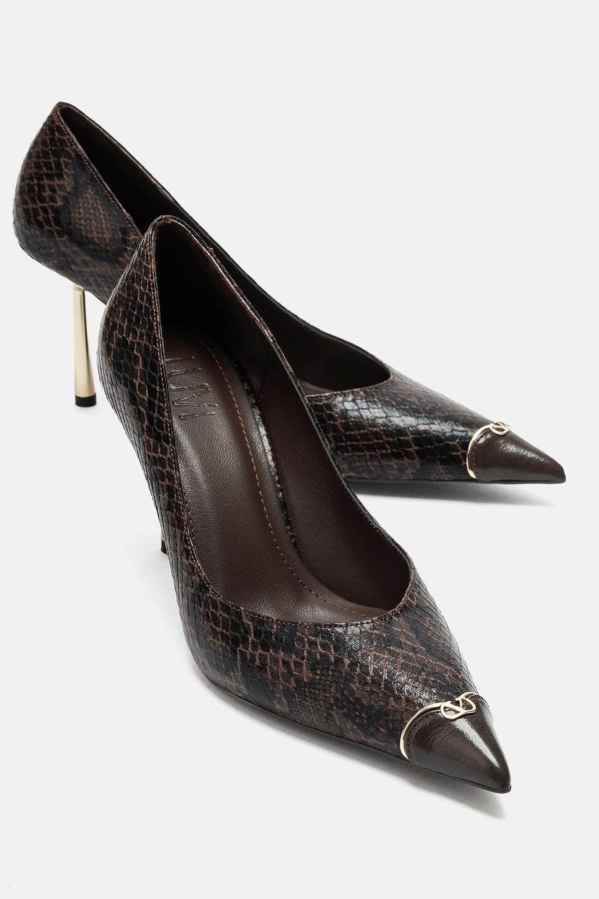 JIMENA - Brown Stiletto Pump (Women)