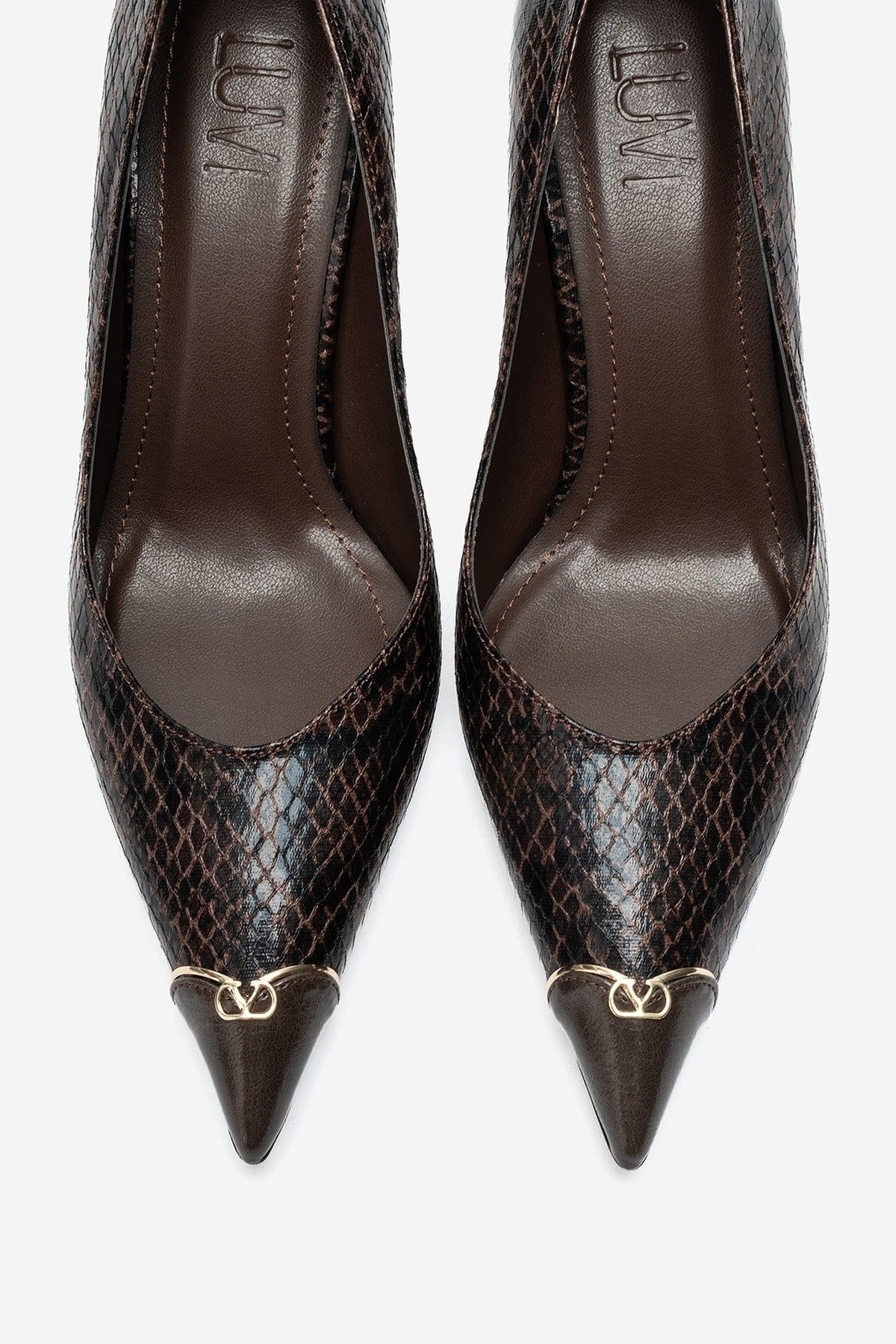 JIMENA - Brown Stiletto Pump (Women)