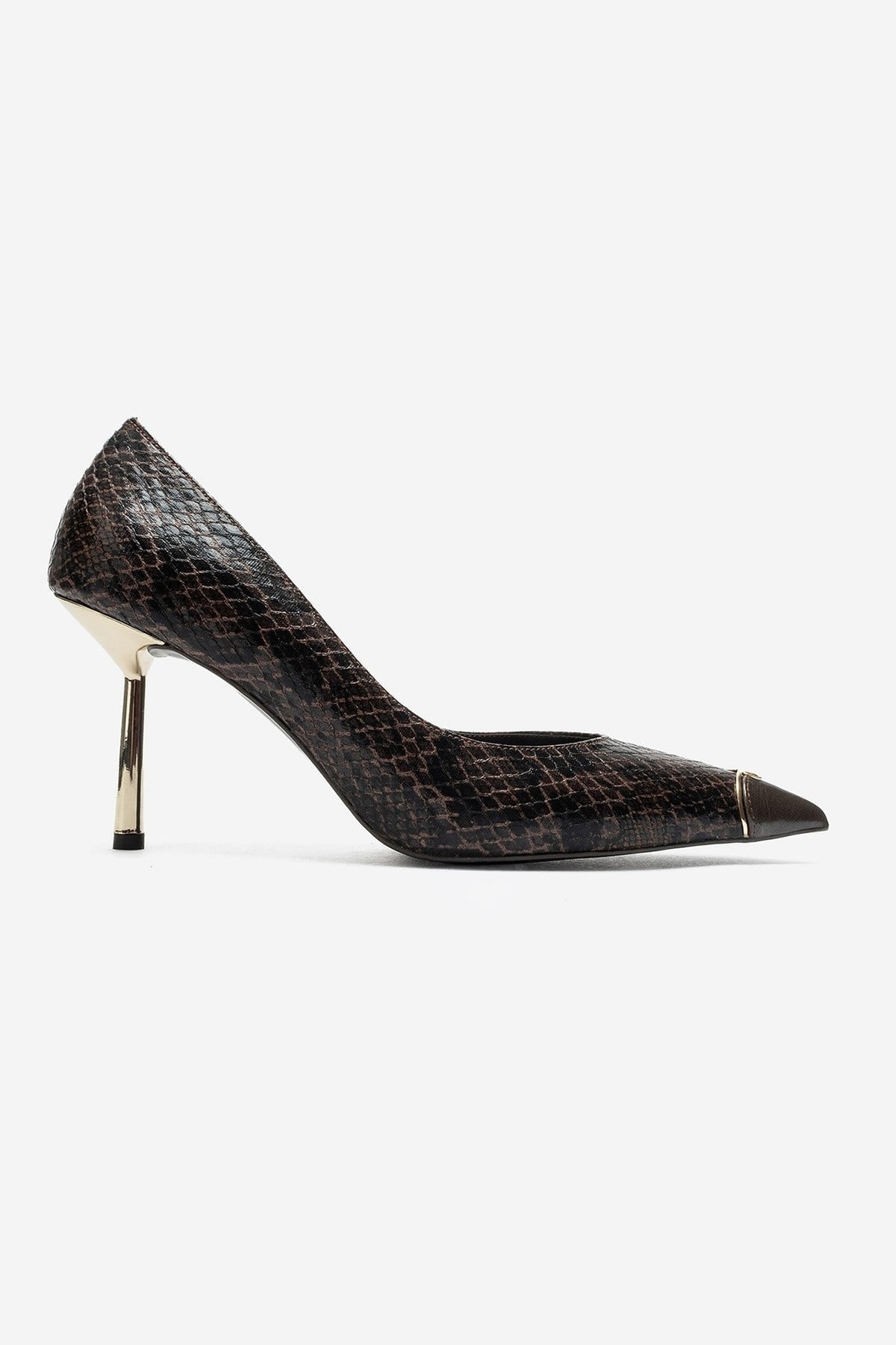 JIMENA - Brown Stiletto Pump (Women)