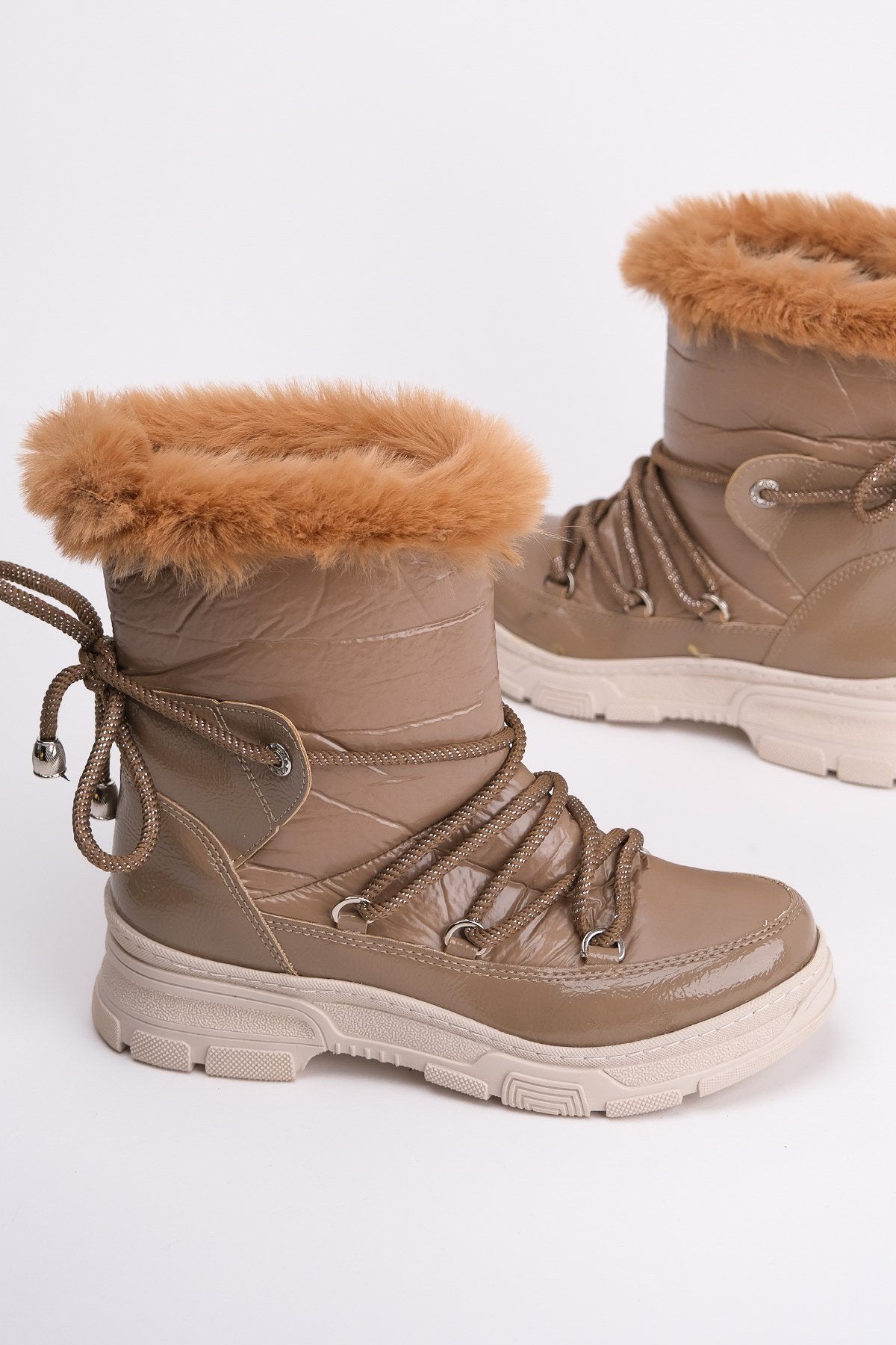 Rosie Light Brown Fur-Lined Winter Boot (Women)