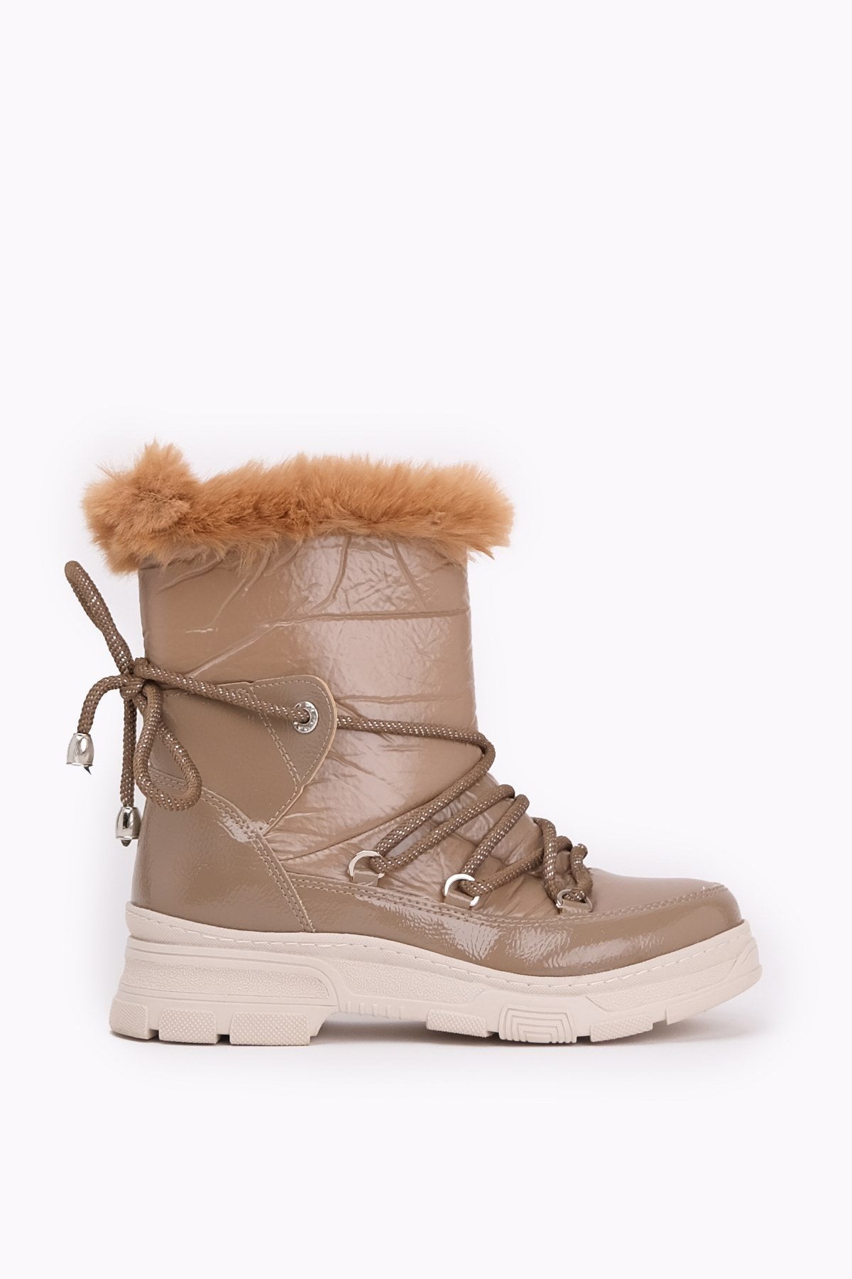 Rosie Light Brown Fur-Lined Winter Boot (Women)