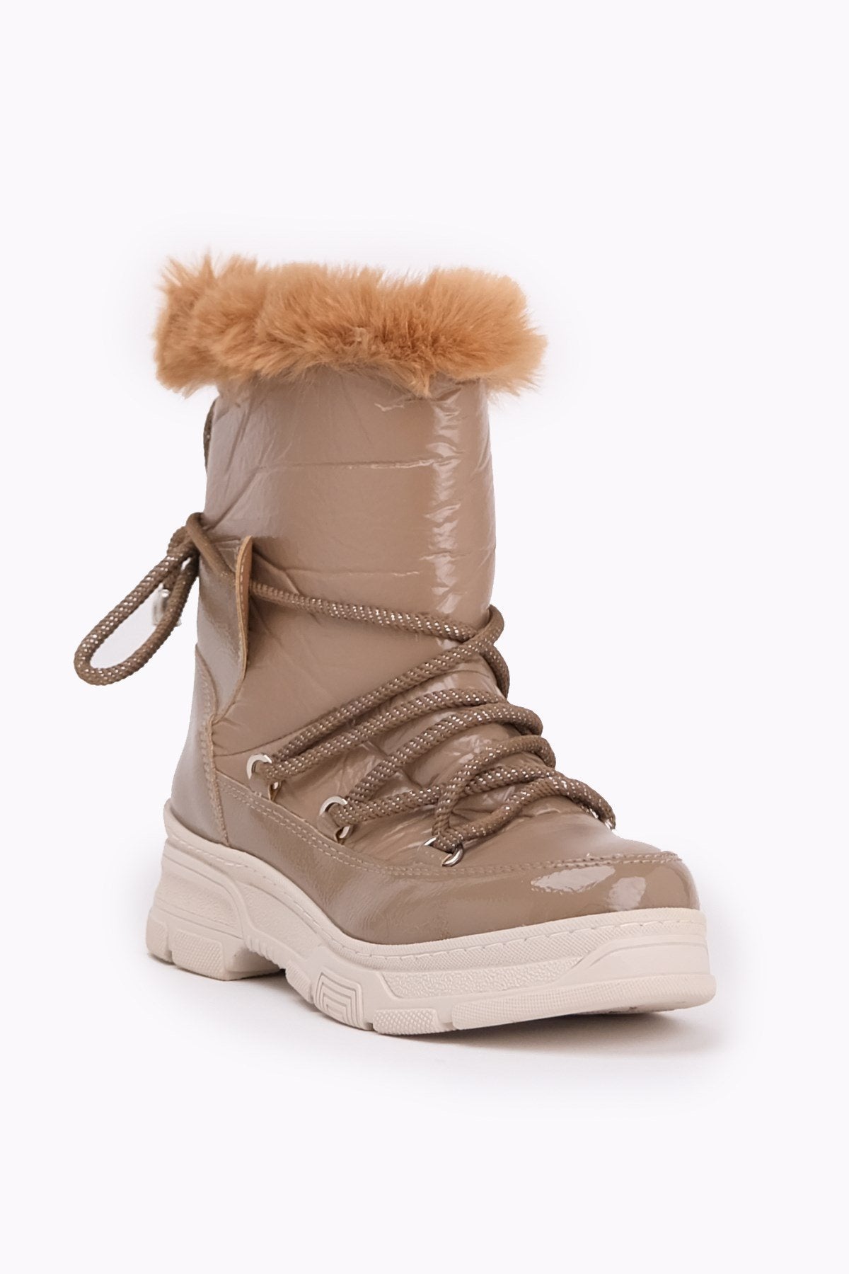 Rosie Light Brown Fur-Lined Winter Boot (Women)