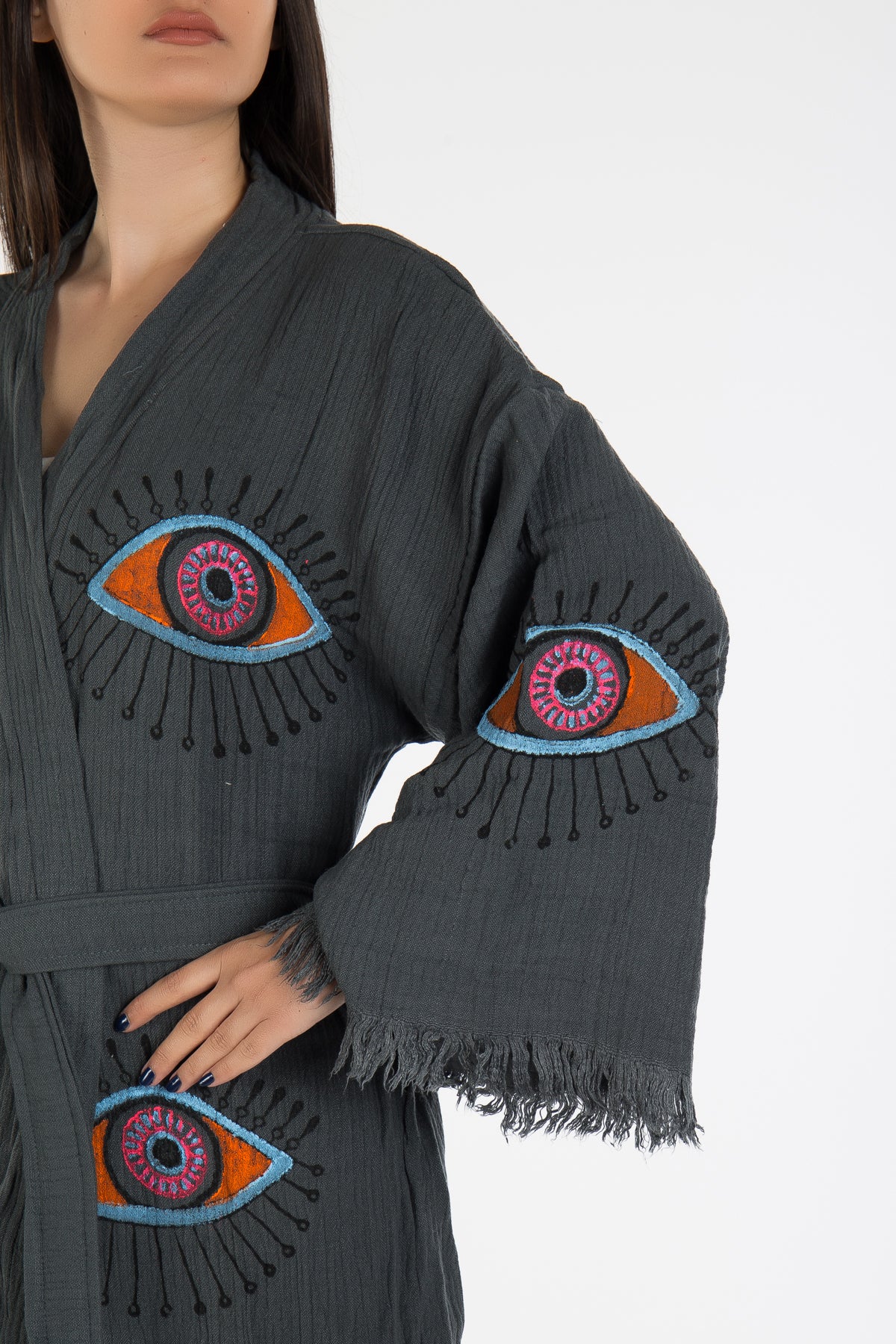 Aria - Black Handmade Kimono