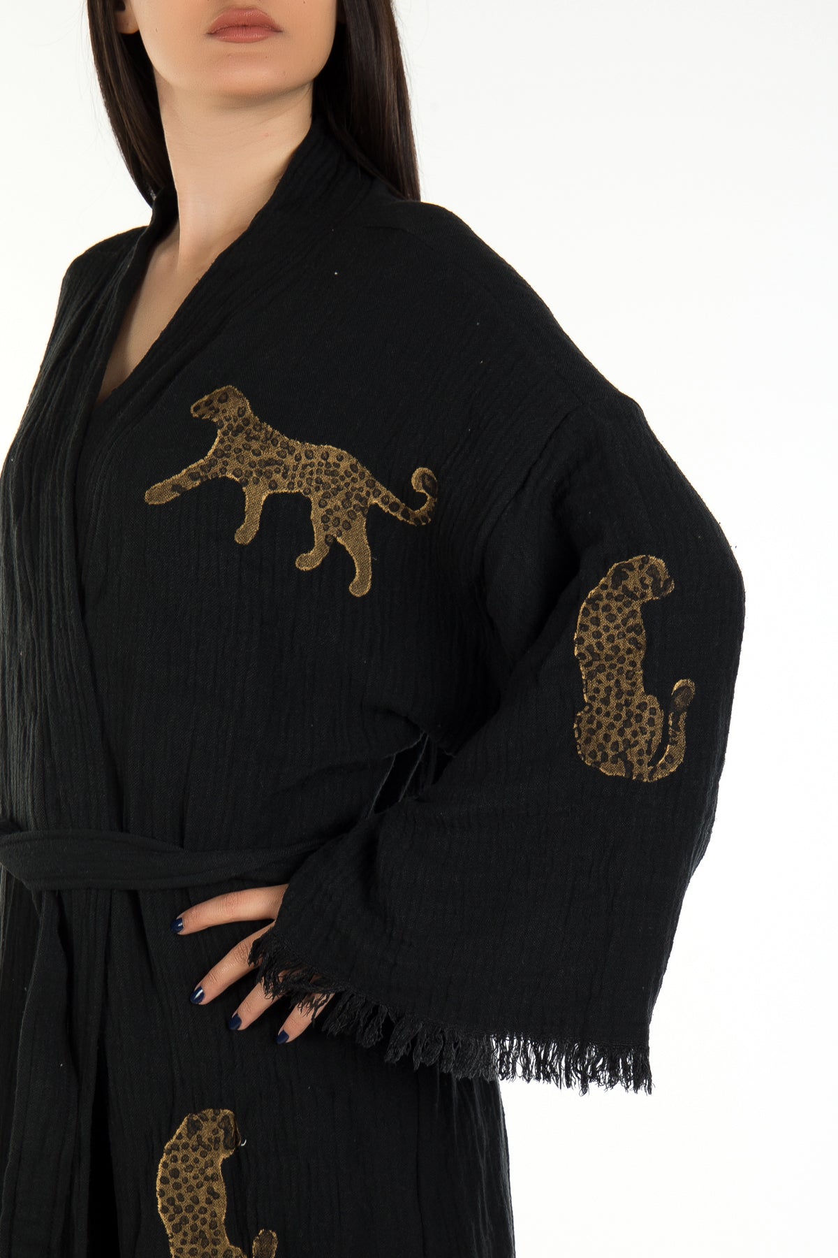 Calypso - Black Handmade Kimono