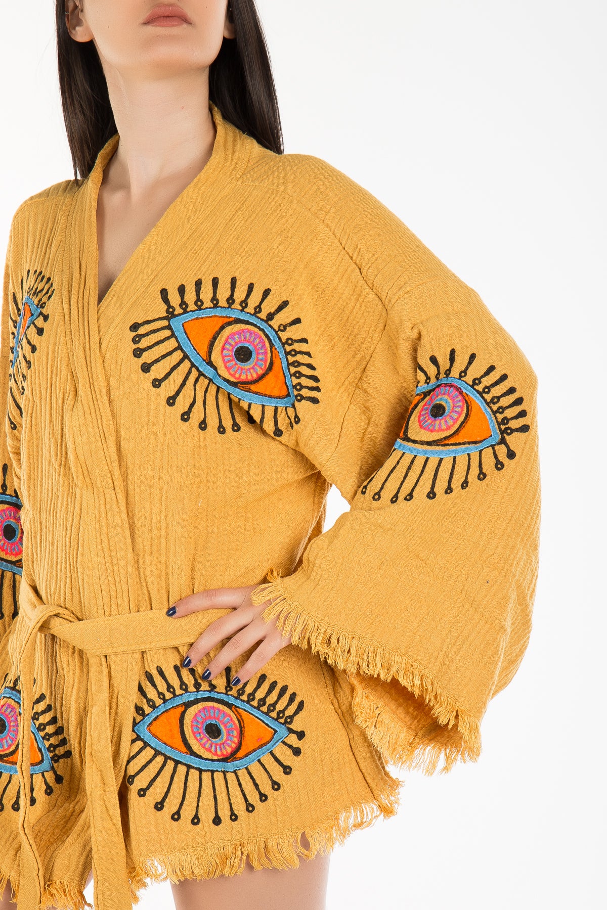 Sereia - Mustard Handmade Little Kimono