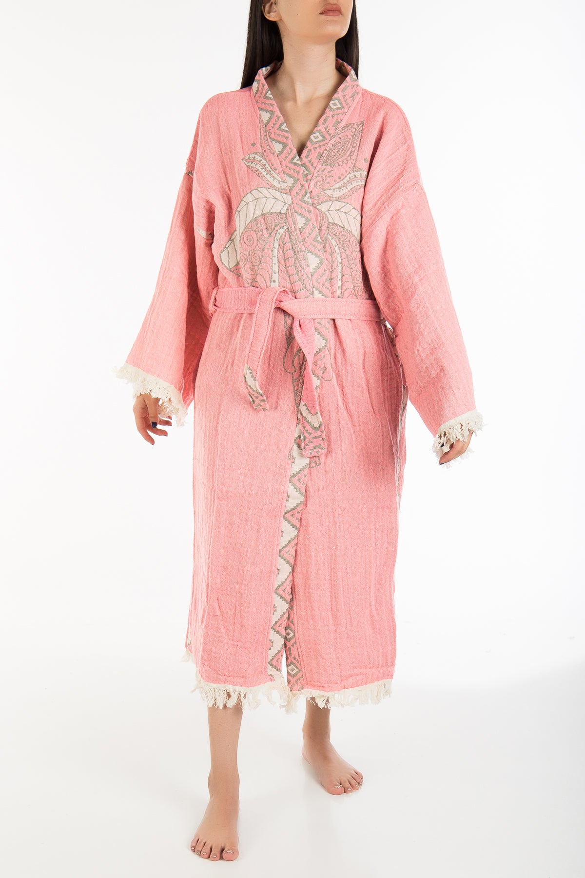 Aria - Pink Elephant Handmade Kimono