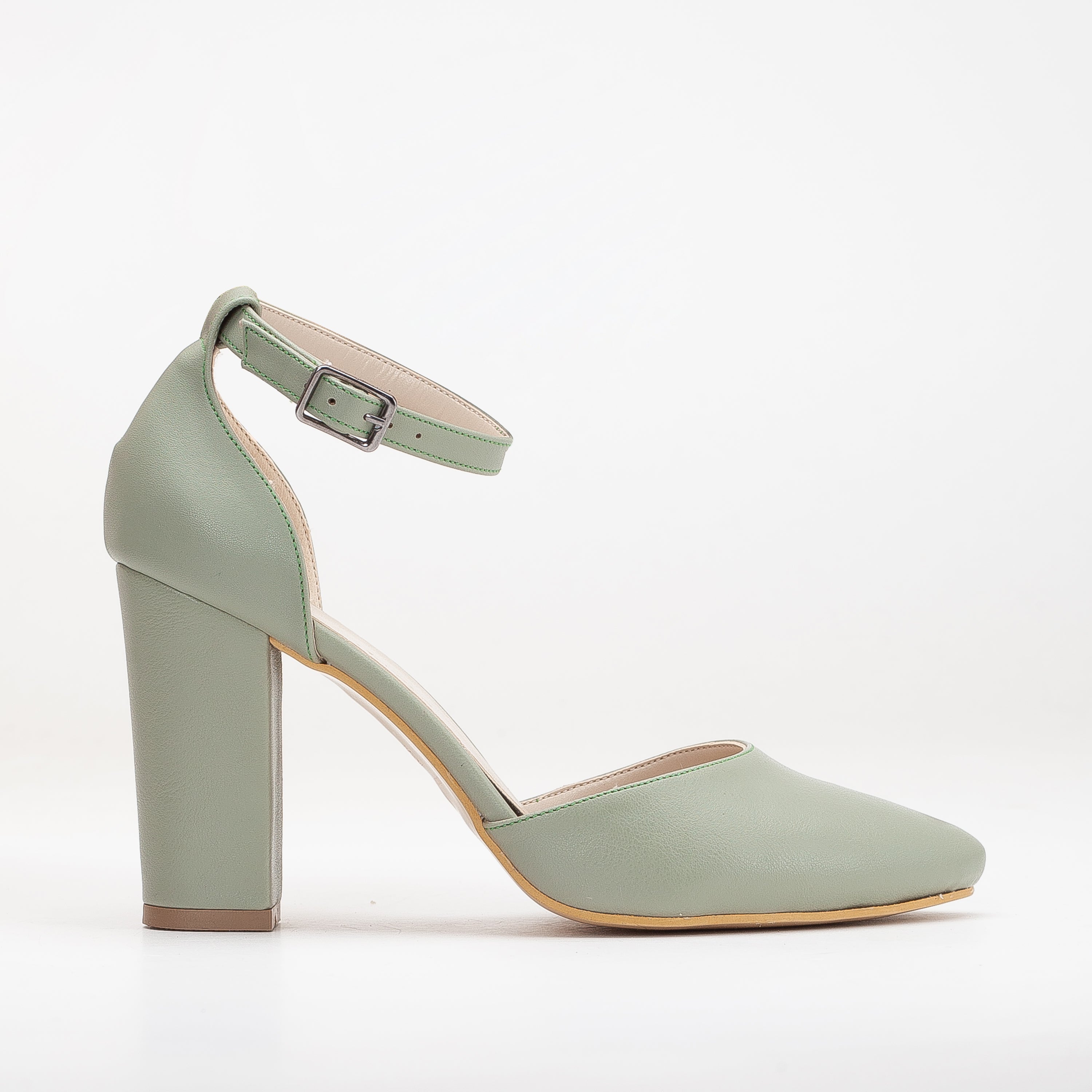 Gisele - Sage Green High Heels