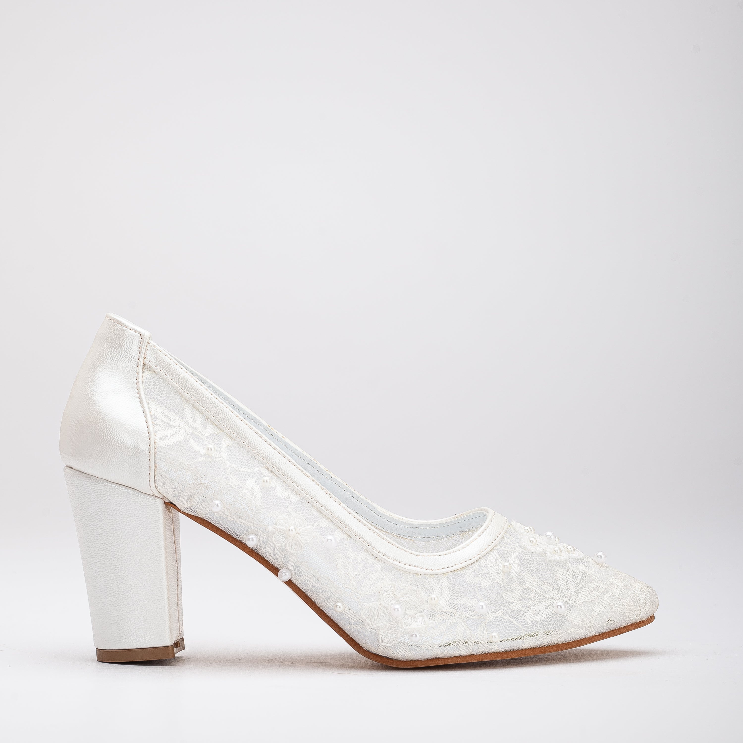 Margot - Lace Wedding Heels