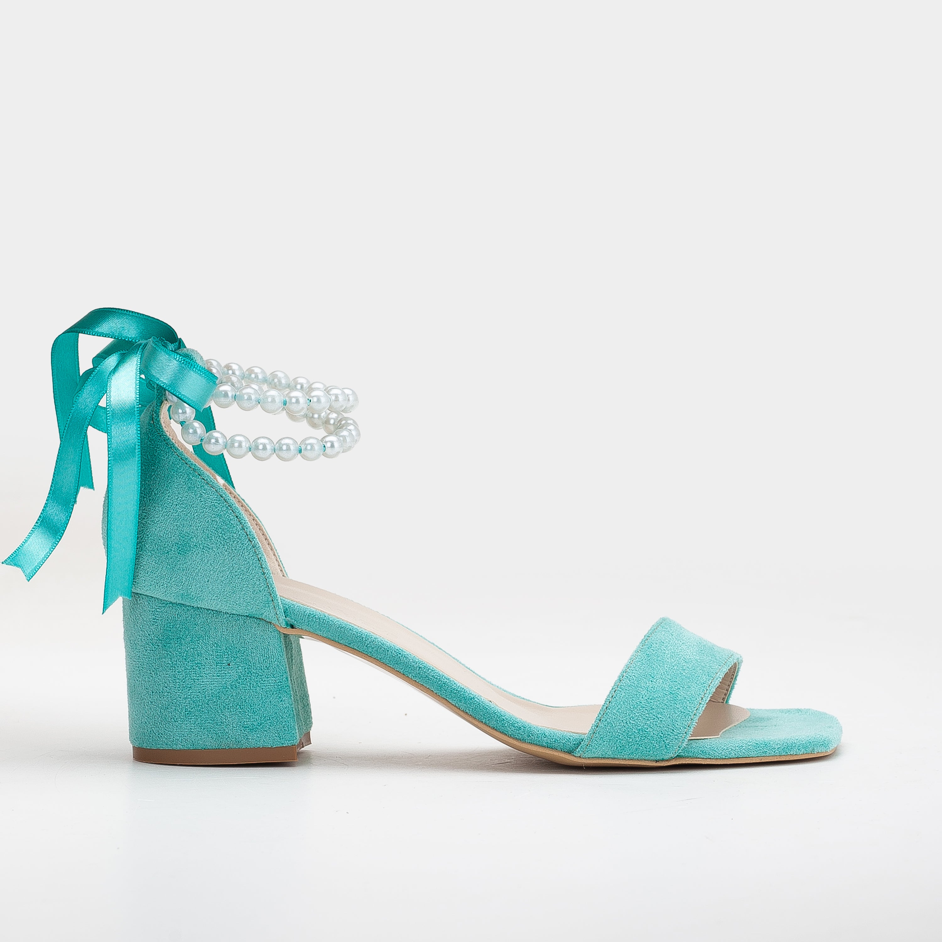 Aqua blue heels online