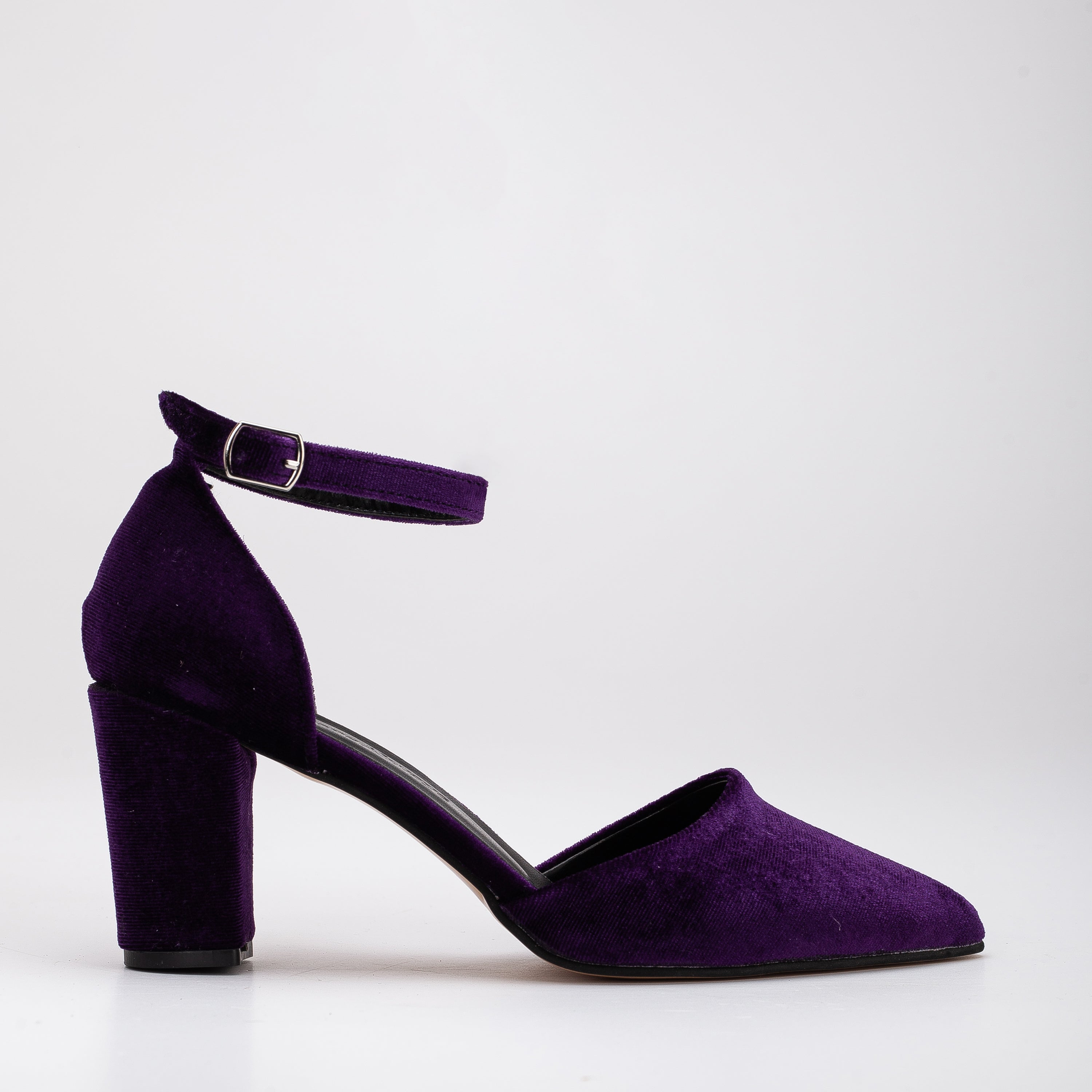 deep purple heels with ankle wraps | Heels, High heels, Heels outfits