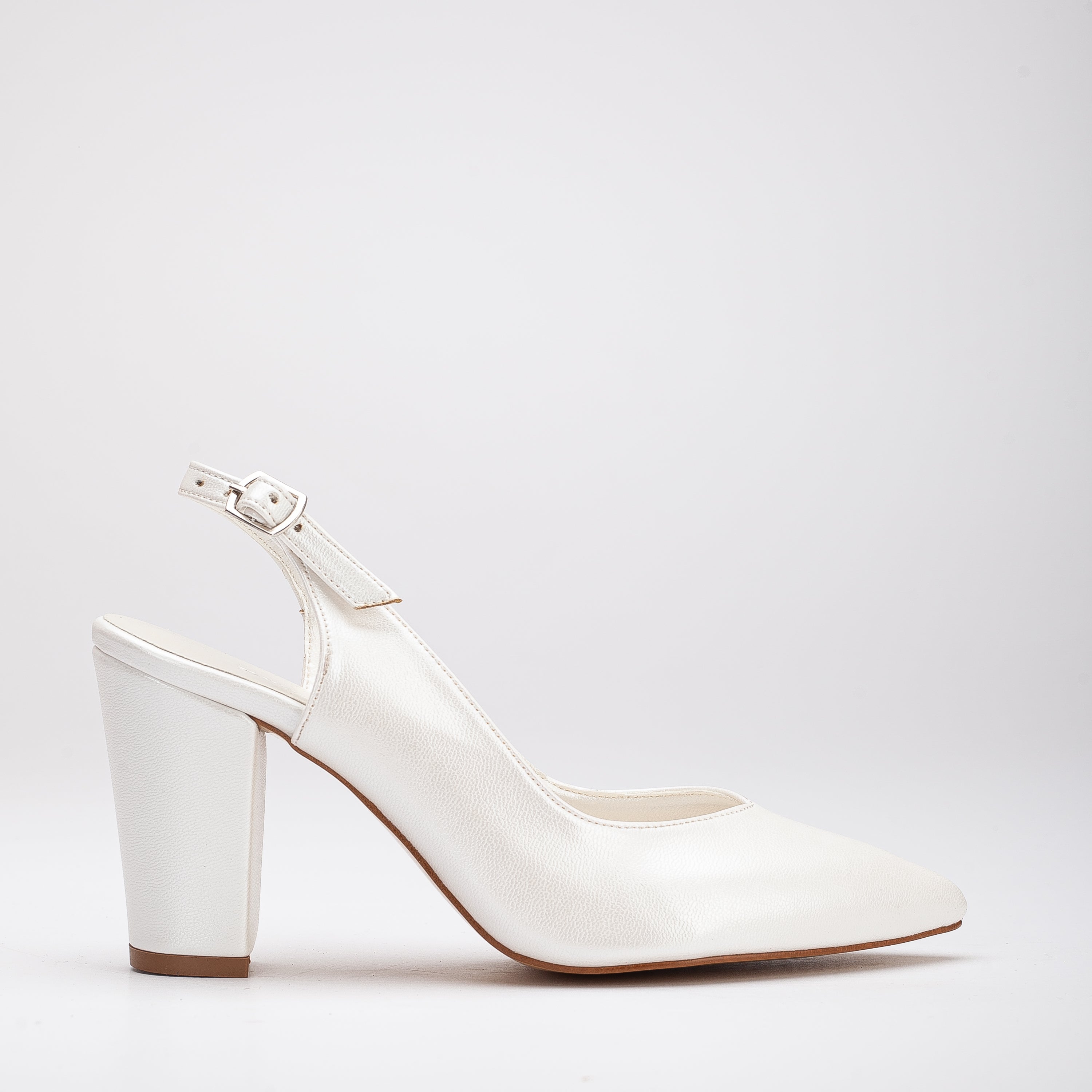 Emma Ivory Slingback Shoes