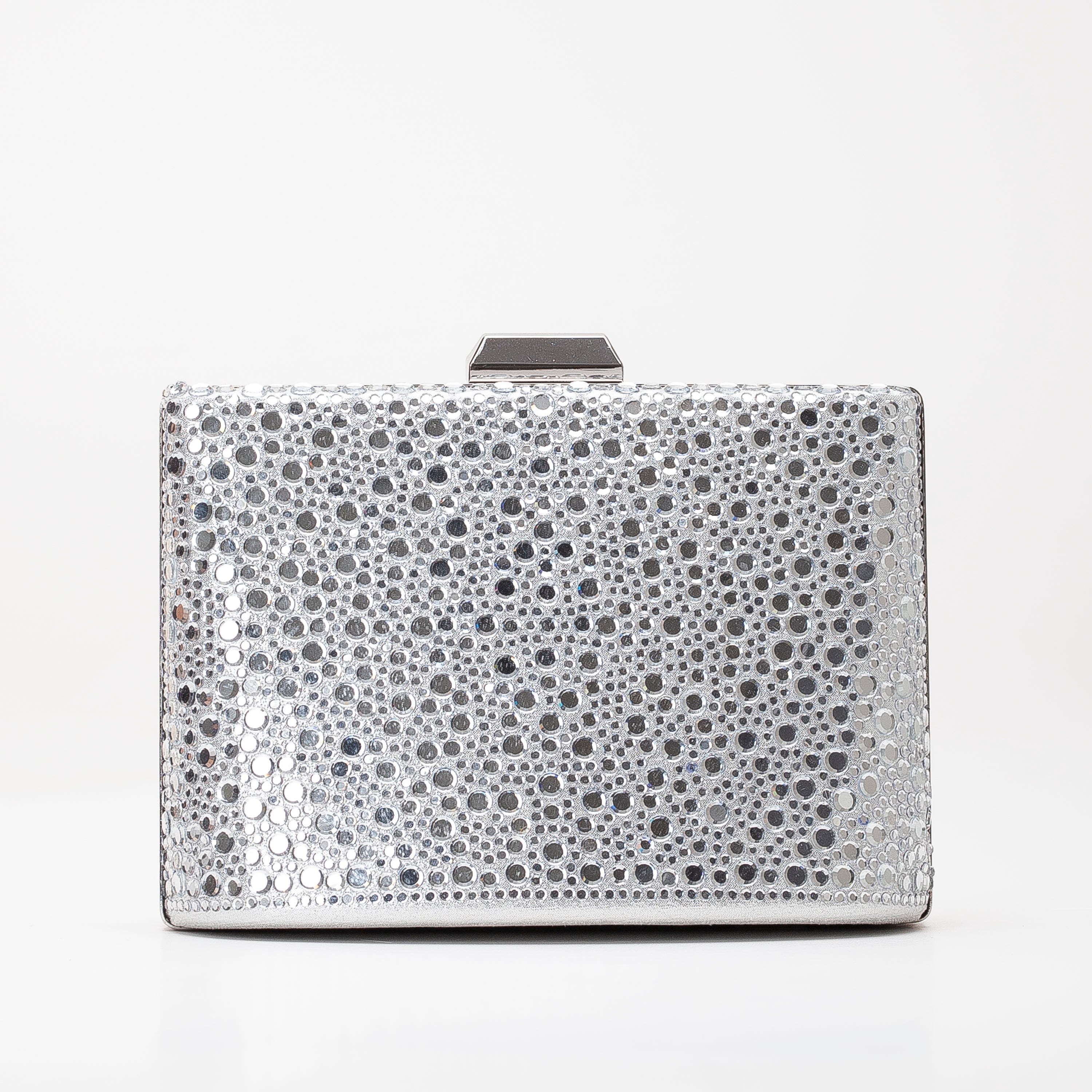 Marla - Silver Sequin Evening Clutch