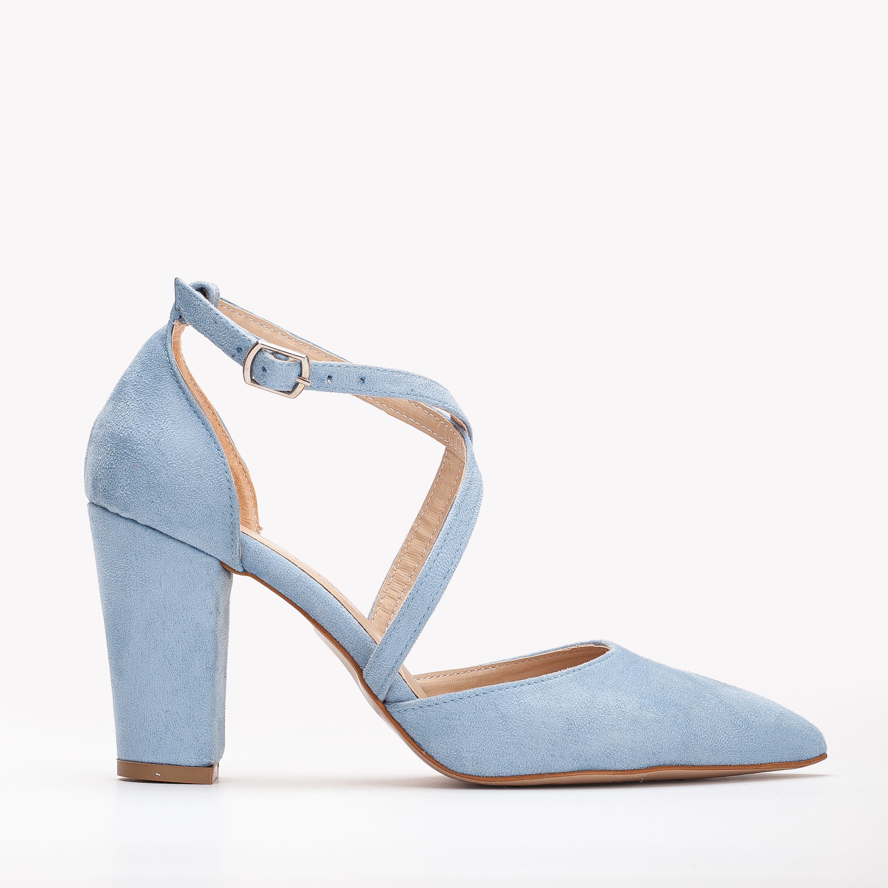 Light blue pumps fashion