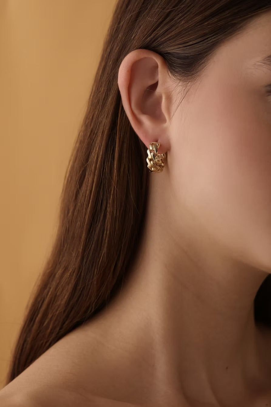 Cirella 14K Solid Gold Earrings – 5.52 g