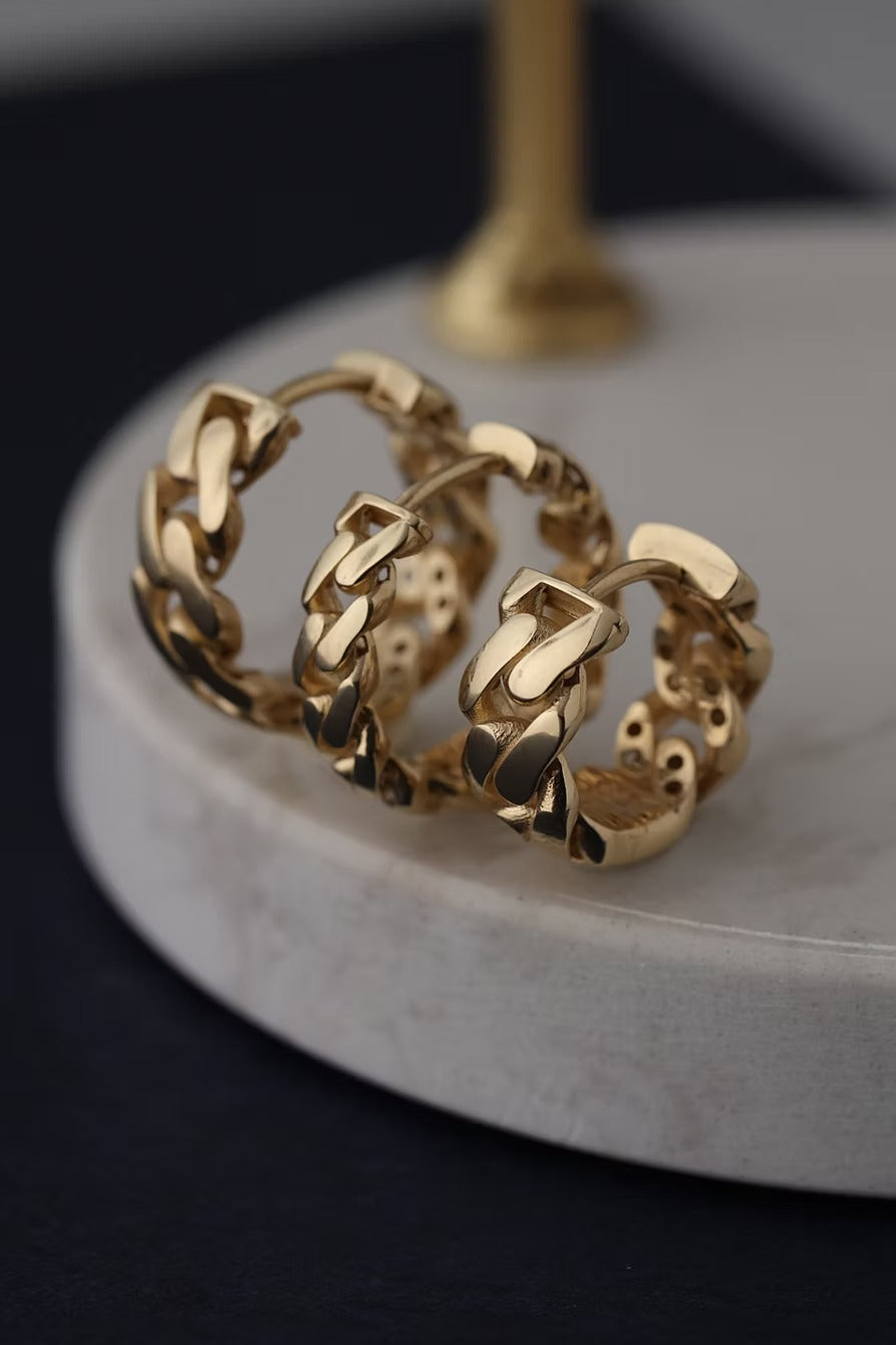 Cirella 14K Solid Gold Earrings – 5.52 g