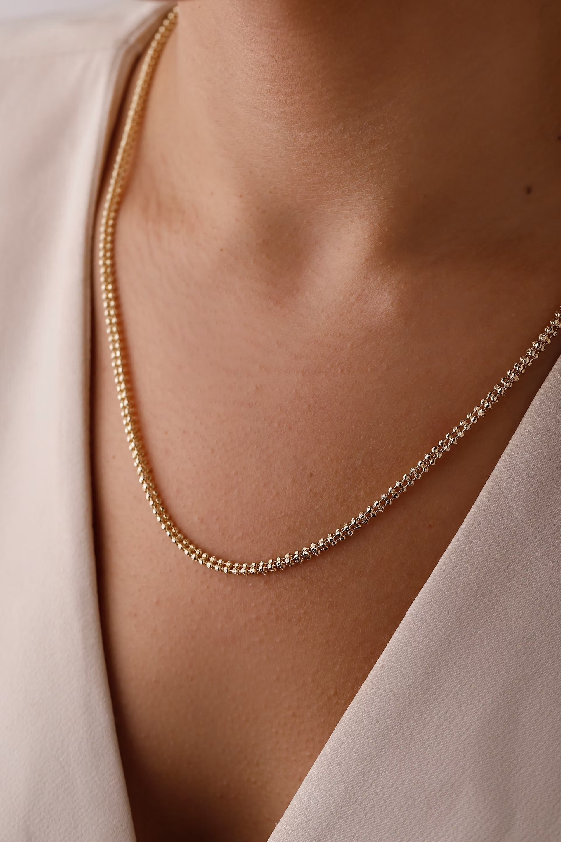 Velisse 14K Solid Gold Necklace – 18.43 g