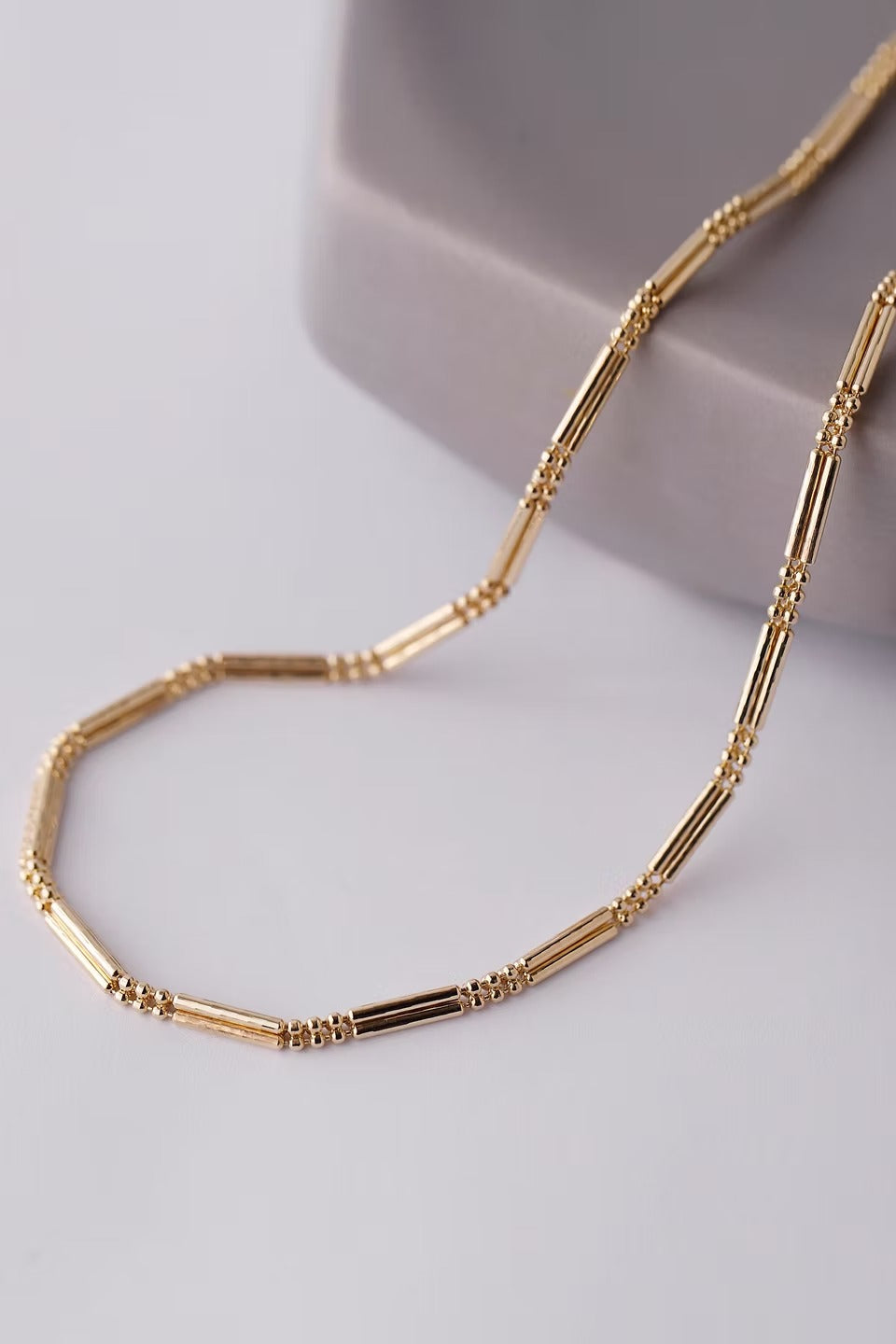 Lunara 14K Solid Gold Necklace – 14.23 g