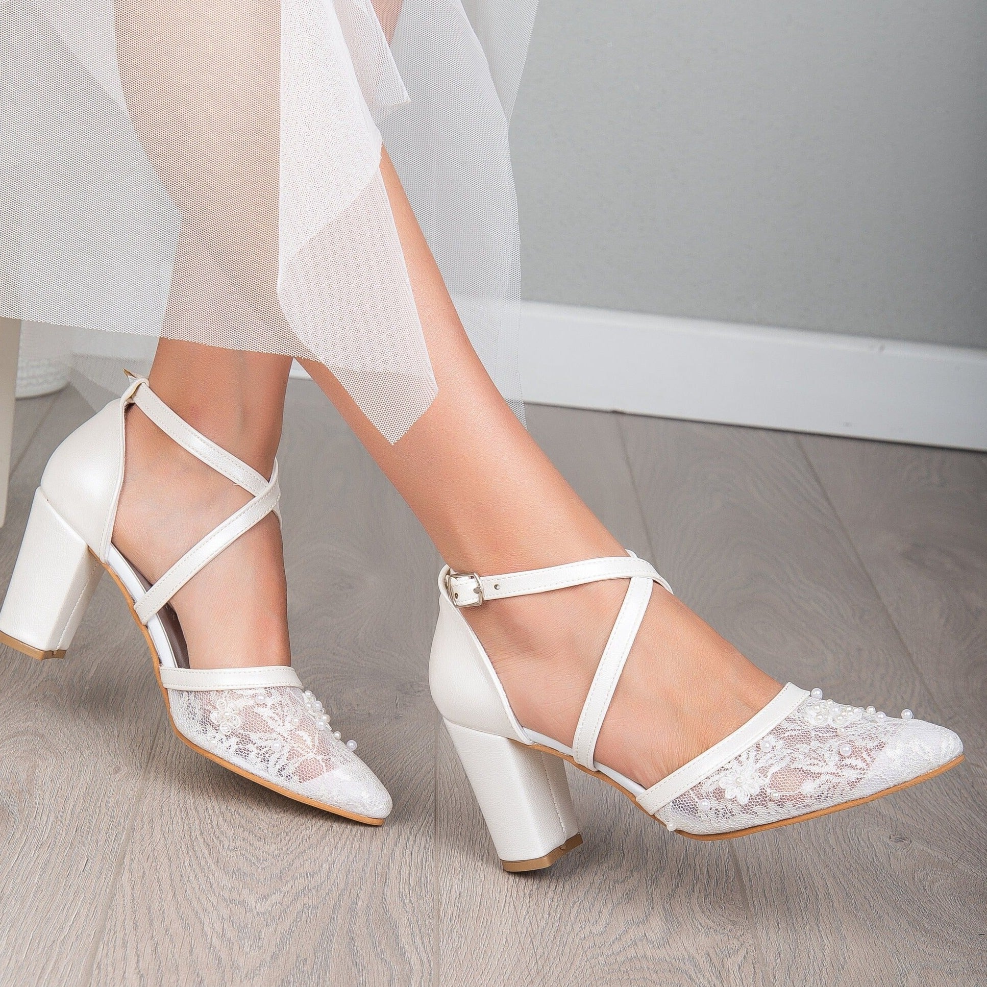 White Wedding Shoes | Classy & Chic White Bridal Shoes | The White  Collection